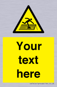 Custom Figure on Roof Sign